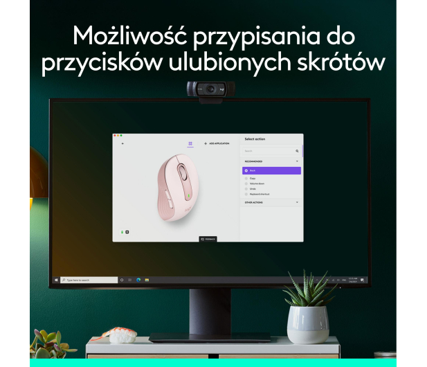 Logitech M650 L Różowa - 713347 - zdjęcie 9